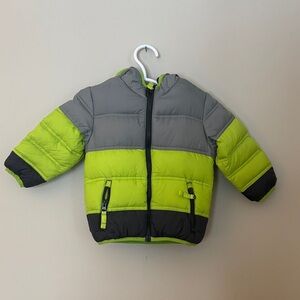 Snozu Dark Blue and Bright Green Jacket